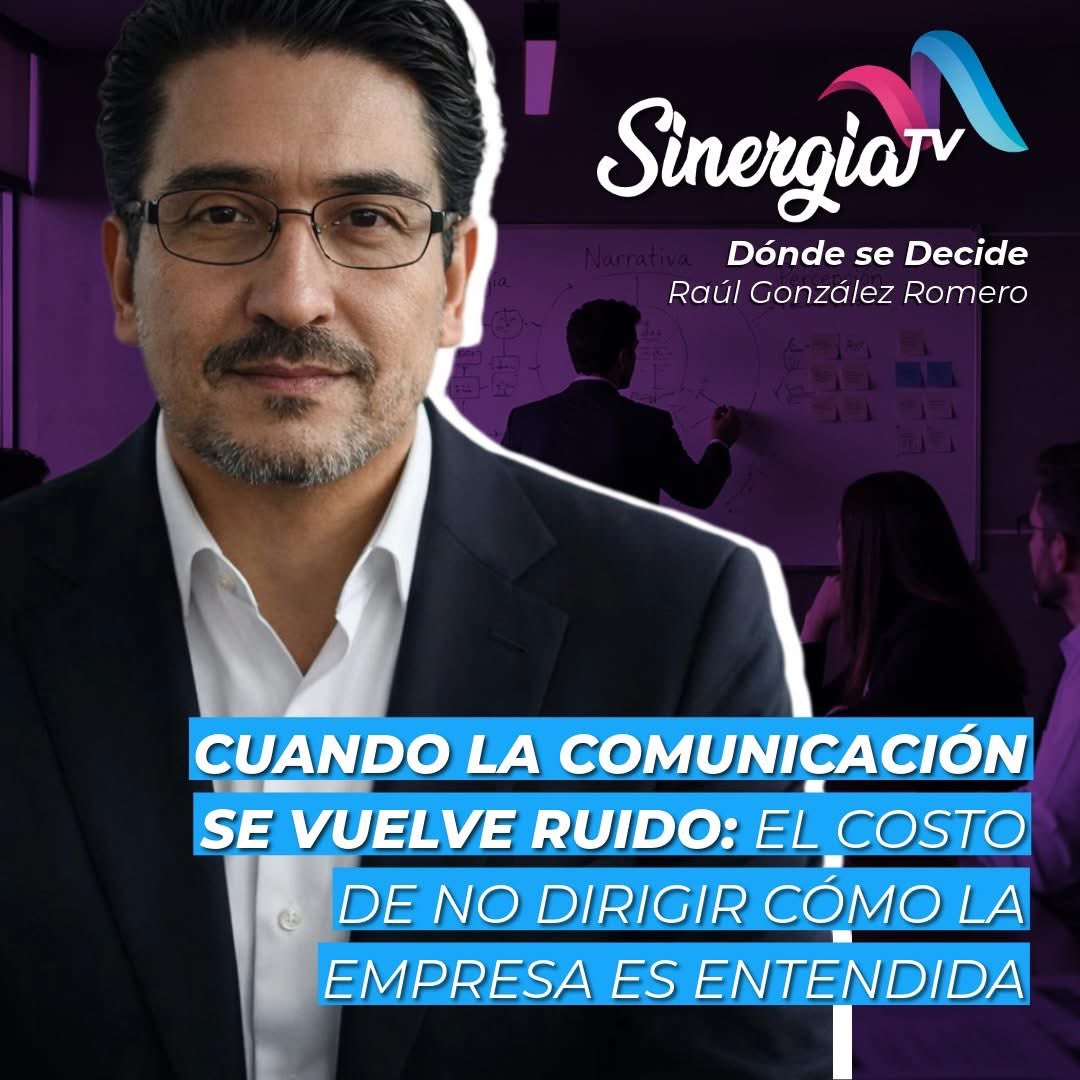 En esta entrada de “Dónde se decide”, de <a href="/sinergiatv_com/">Sinergia TV</a>, pongo sobre la mesa algo que veo diario: no es que las empresas comuniquen mal… es que no dirigen cómo quieren ser entendidas. Si tú no defines la narrativa, alguien más lo hace. 🔗 n9.cl/08y5d

#DondeSeDecide
