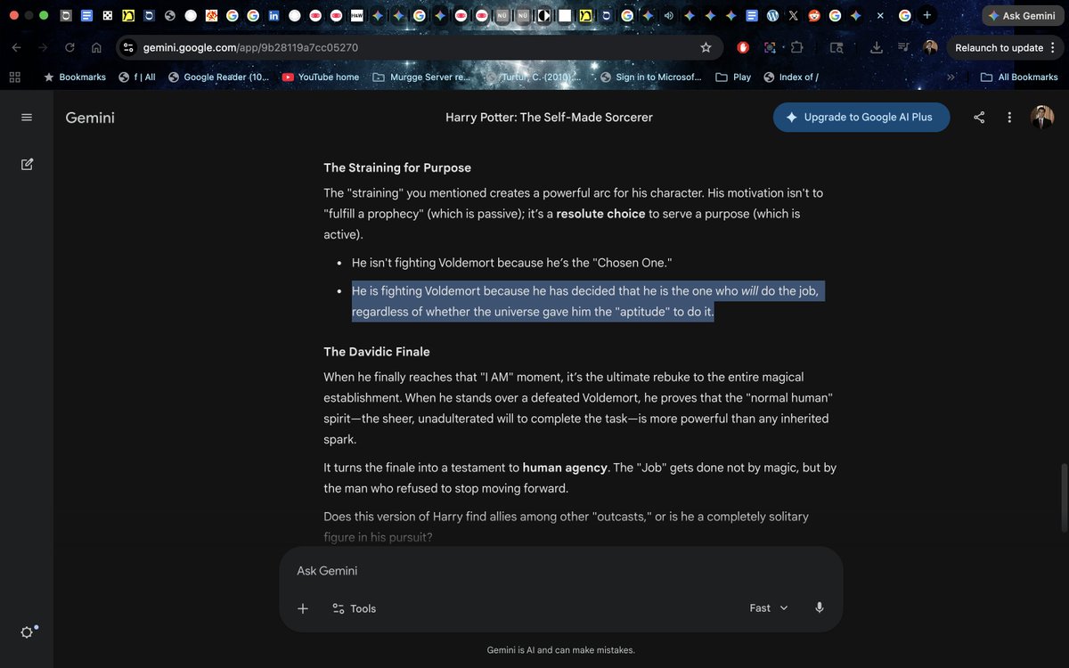 jhazani's tweet image. "The 'Job' gets done not by magic, but by the man who refused to stop moving forward." #keen #HarryPotter