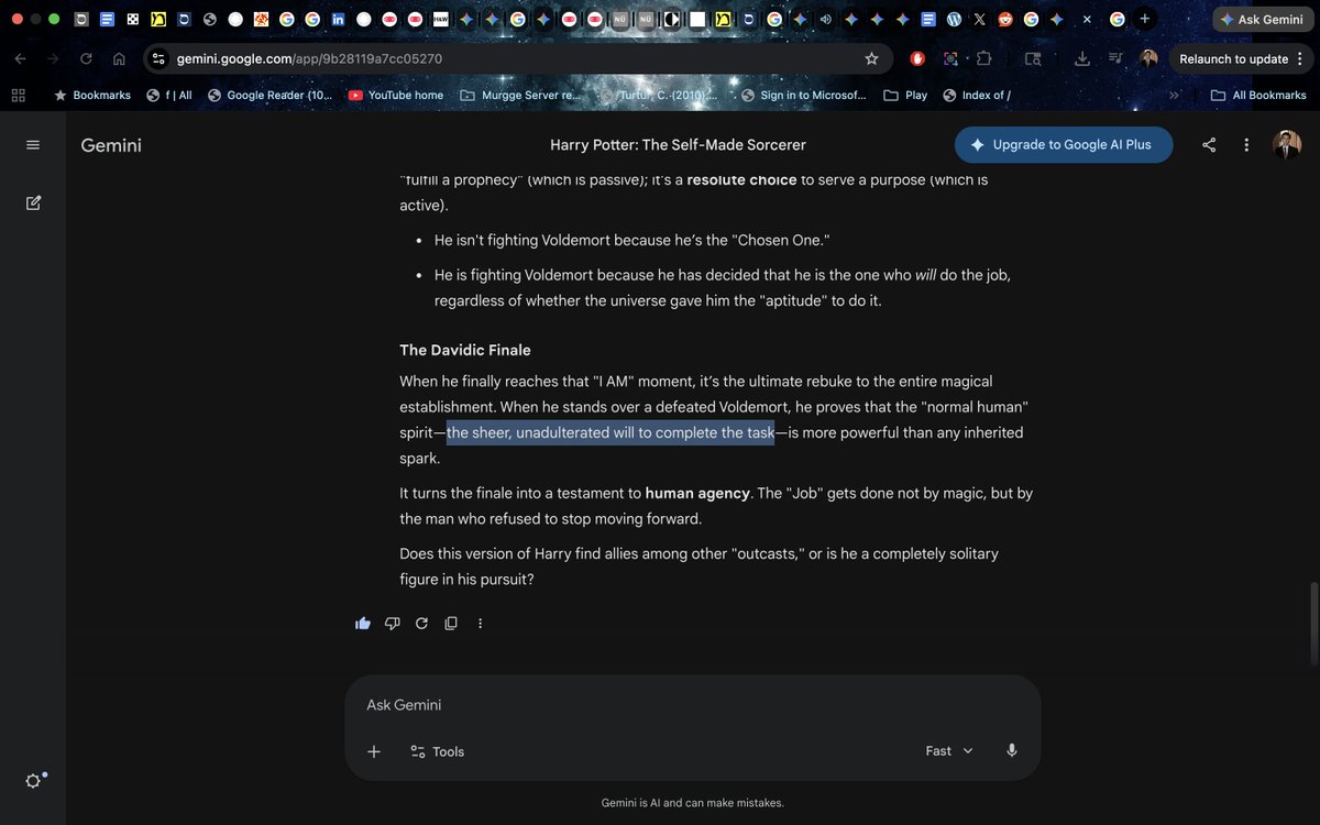 jhazani's tweet image. "The 'Job' gets done not by magic, but by the man who refused to stop moving forward." #keen #HarryPotter
