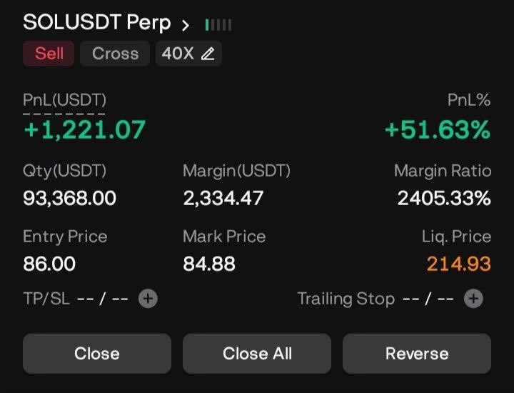 Pr0fitconscious's tweet image. $SOL 1 TP Hit Great #Profit 🚀💰

See this #Profit I gave this signal For free and see the profit now 📈✨

Great Great Work 👏

100% accuracy ✅

@ProfitConscious_adm1n ✰