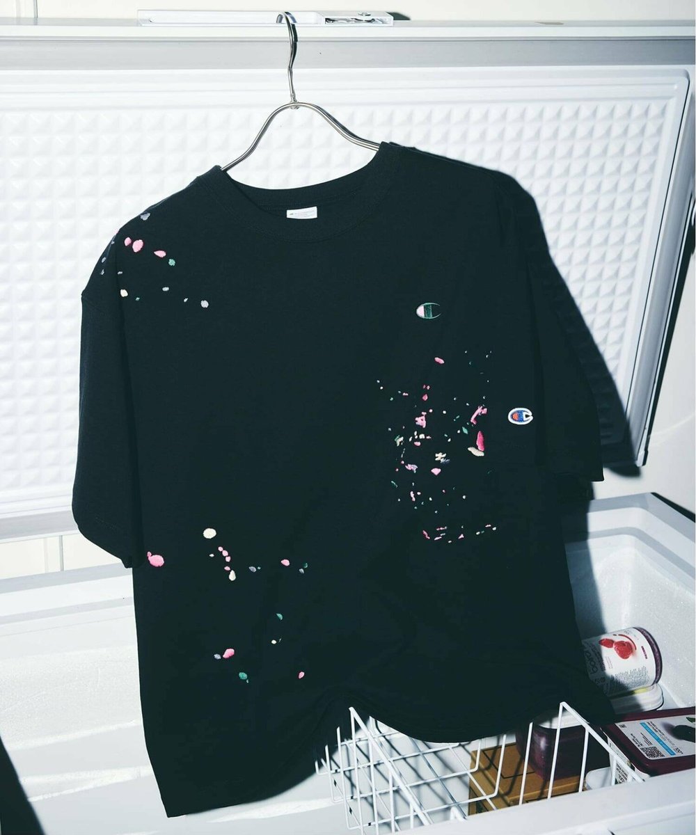 新品 ◎ JOURNAL STANDARD relume チャンピオン Tシャツ JOURNAL STANDARD relume｜CHAMPION / チャンピオン 別注 刺繍