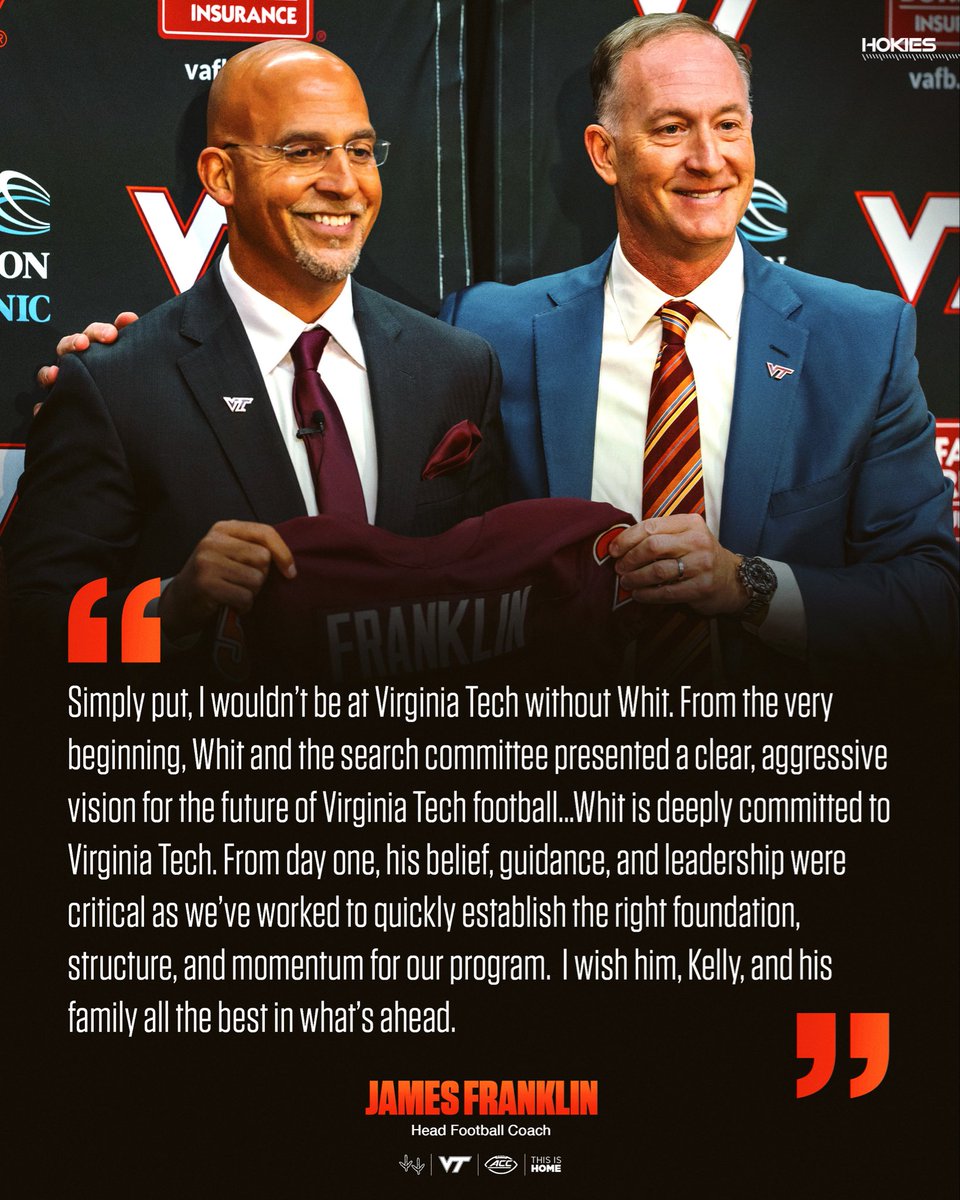 James Franklin tweet media