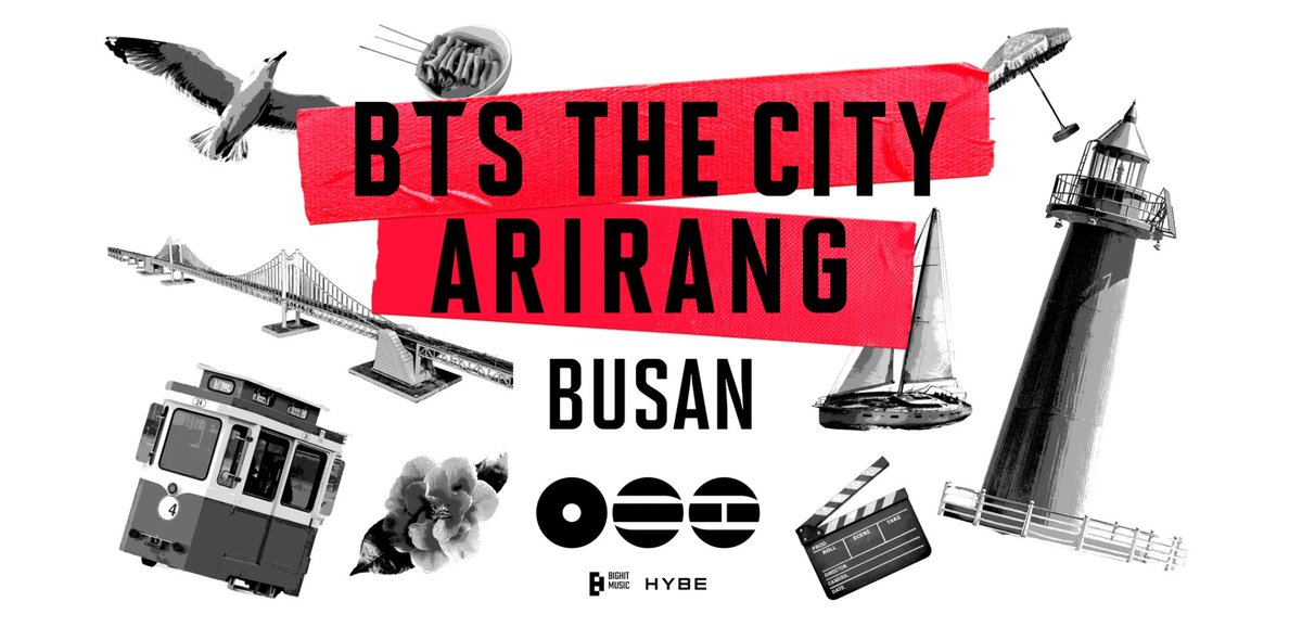 #BTS THE CITY ARIRANG BUSAN

ソウルで大盛況のうちに幕を閉じたBTS THE CITY ARIRANGが、釜山にも上陸します。

6月、BTSはデビュー記念日を迎え、釜山でのワールドツアー公演に臨みます。これに合わせて、釜山を舞台にした様々なイベントも準備される予定です。