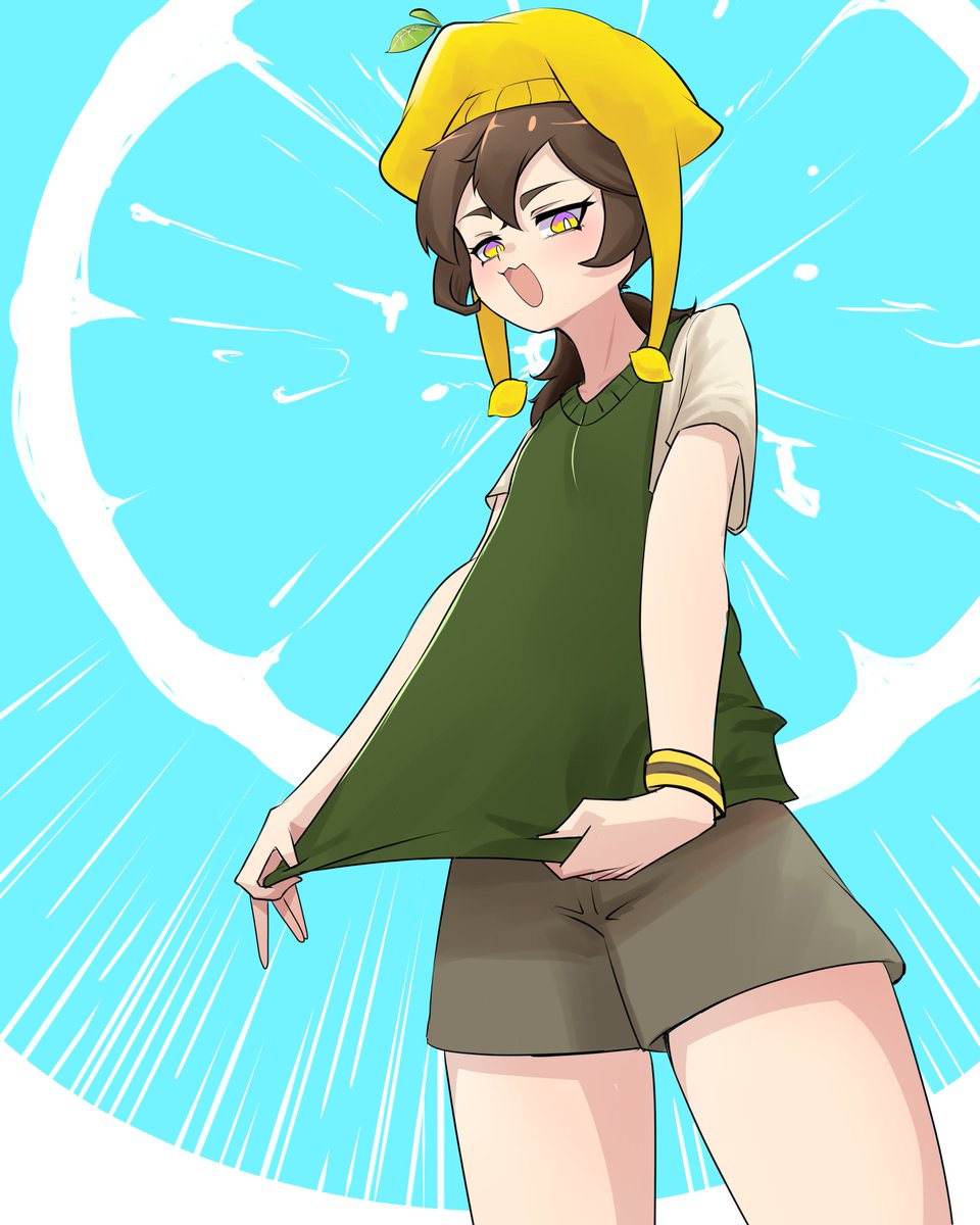 ImLowIncome's tweet photo. I drew @citronademon i suspect u don have that much thighs on u :v https://t.co/hesHbBspl8
