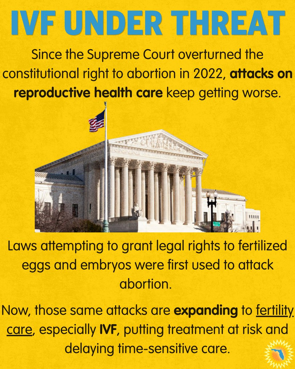 FLReproFreedom's tweet photo. Across party lines, people agree IVF matters. This National Infertility Awareness Week, we’re standing up for fertility care without political interference. https://t.co/jVTsHunrV2