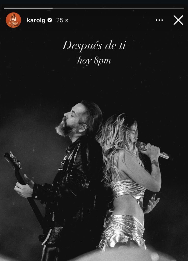 _CamiGomezG_'s tweet photo. KAROL G VA A SACAR “DESPUÉS DE TI”  !!!! 😭❤️‍🩹❤️‍🩹 https://t.co/PNvTyrsQyN
