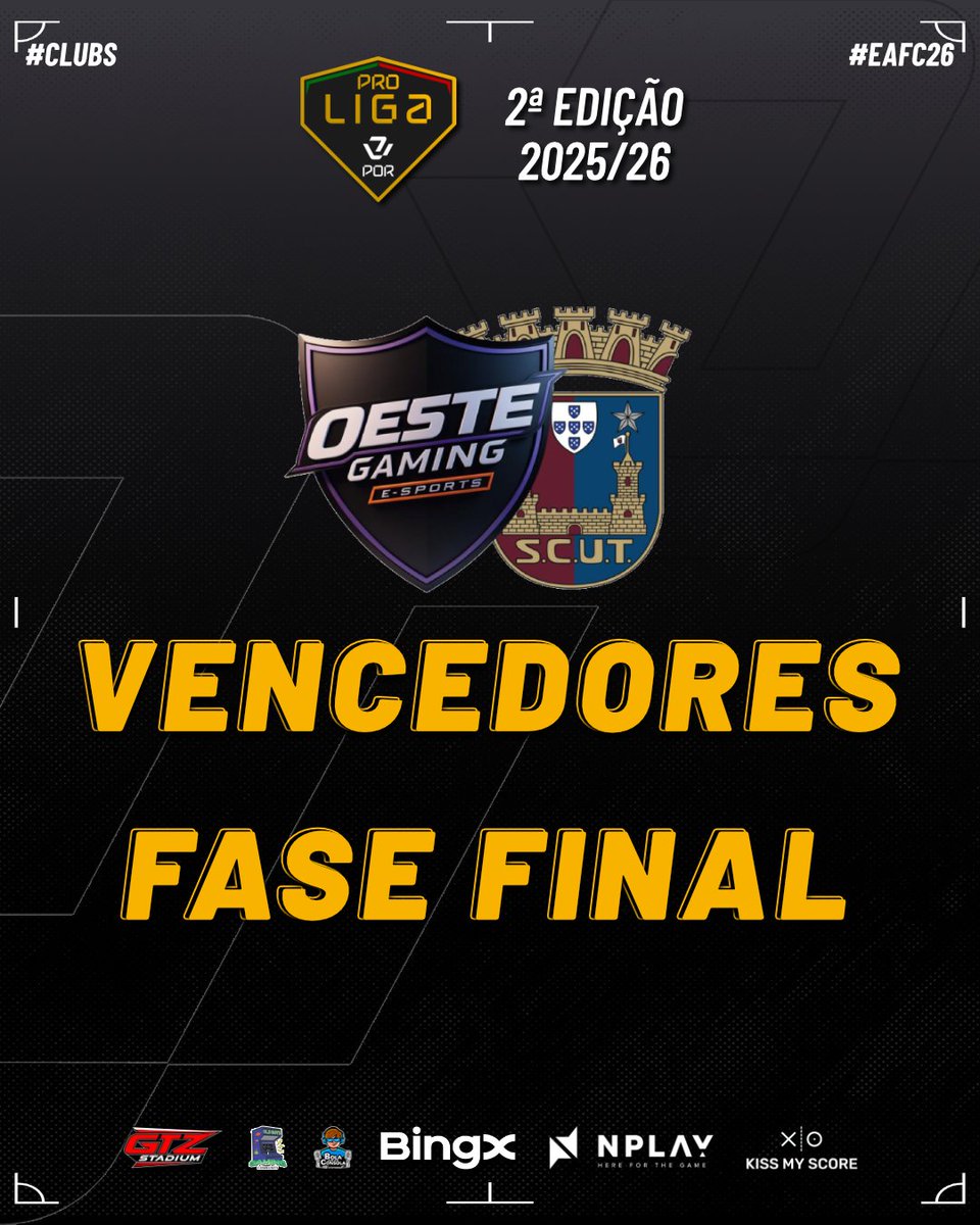 VPLlPortugal's tweet photo. Oeste Gaming/Scut leva a melhor sobre Gil Vicente FC numa final BO3 emocionante, sangrando-se assim vencedores da fase final desta 2ª edição da VPL Pro Liga 🔥🔥🔥 

Muitos Parabéns 👏 https://t.co/ch02UqxLYy
