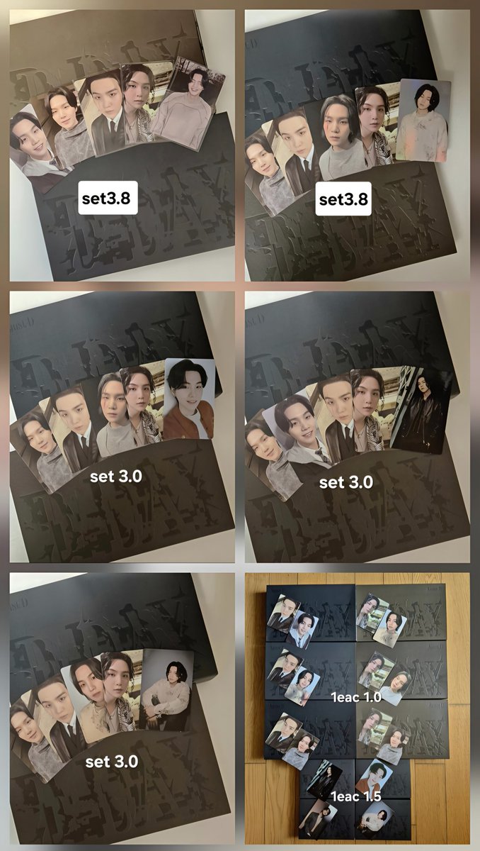 cgvv8452's tweet image. 🔵 방탄소년단 슈가 어거스트디 개봉 앨범 포토카드 🔵
BTS BT Sugar August D open album Photo card full set sell 
Sell ✅️DM
#BTS #August
RM 진 슈가 제이홉 지민 뷔 정국 
RM JIN SUGA JHOPE JIMIM V jungkook