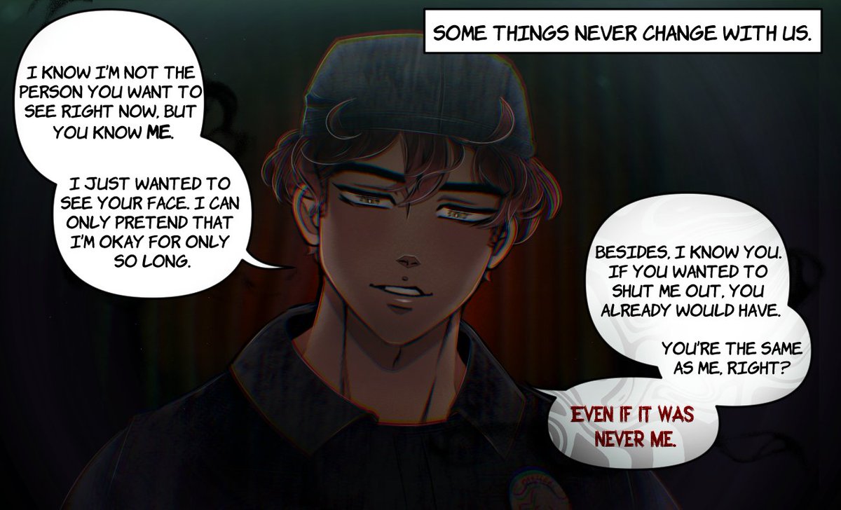 NotohDev's tweet photo. Drew a fun lil' concept panel for Klaas. He's an obsessive kind of guy wrapped in golden retriever packaging. #webtoon https://t.co/mEM3yuDOxa