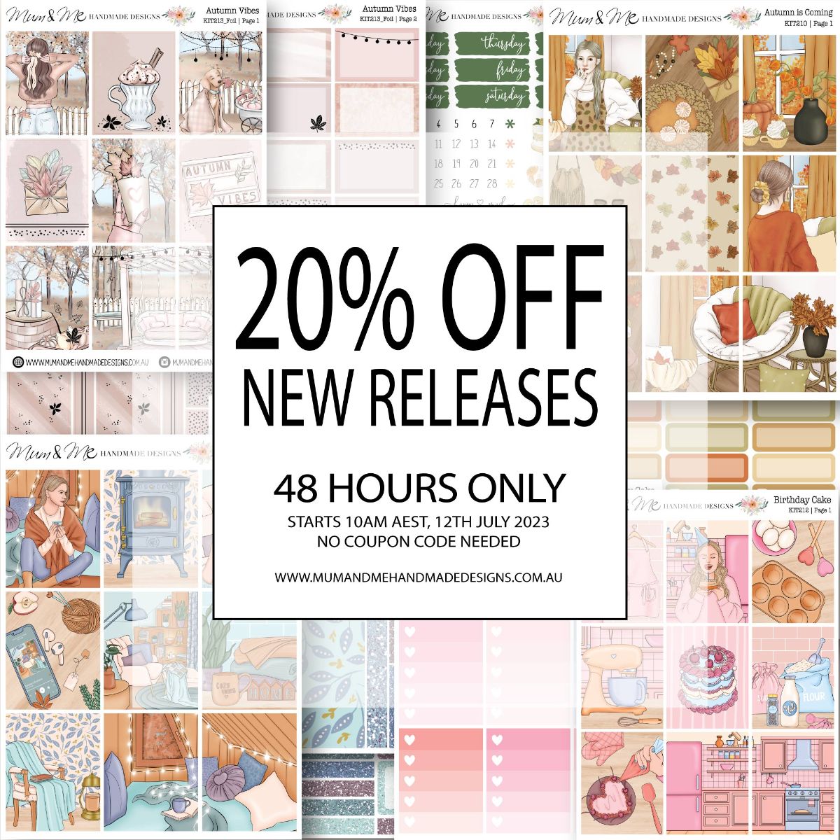 MumMeHandmade's tweet photo. New Sticker Kits + 18 New Cards Are Live! 🎉 - https://t.co/21qTVwnk6b https://t.co/OII1k6lSJL