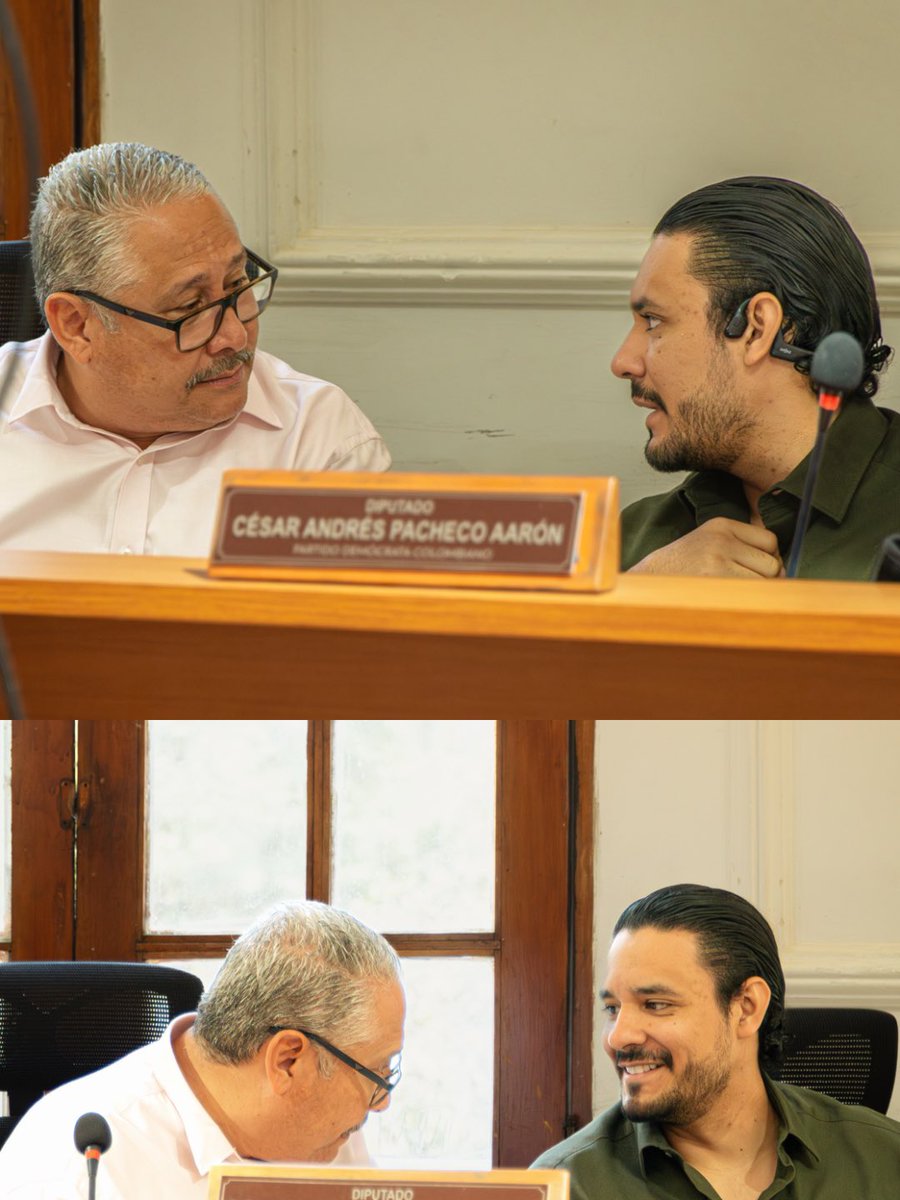CesarPachecoA's tweet photo. Jornada productiva en plenaria: aprobamos el incremento salarial para los funcionarios de la @ContraloriaMag entregamos nota de estilo al Contralor por sus 100 años y escuchamos al coronel de la Policía sobre la situación de seguridad en el departamento. https://t.co/003pYCHBQL