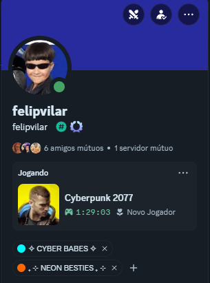 fiz um inferno na vida do <a href="/vilarfelip/">Felipe Vilar 🐺🏳️‍🌈</a> e DEU CERTO!!!!!! atormente seus amigos por causa de jogo SIM