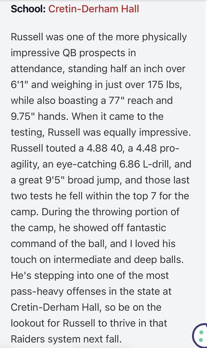 Gavin Russell 2028 QB tweet media