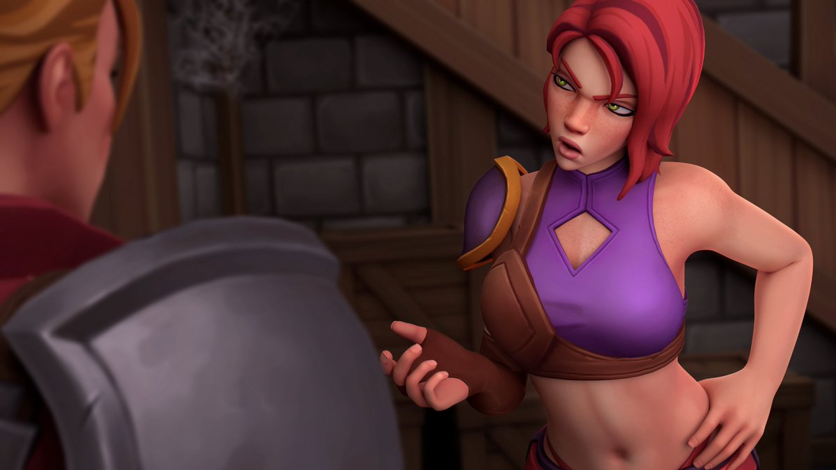 Cathy intro image done! 
There’s no content for her yet, since I need to develop the main quest further before it becomes available.