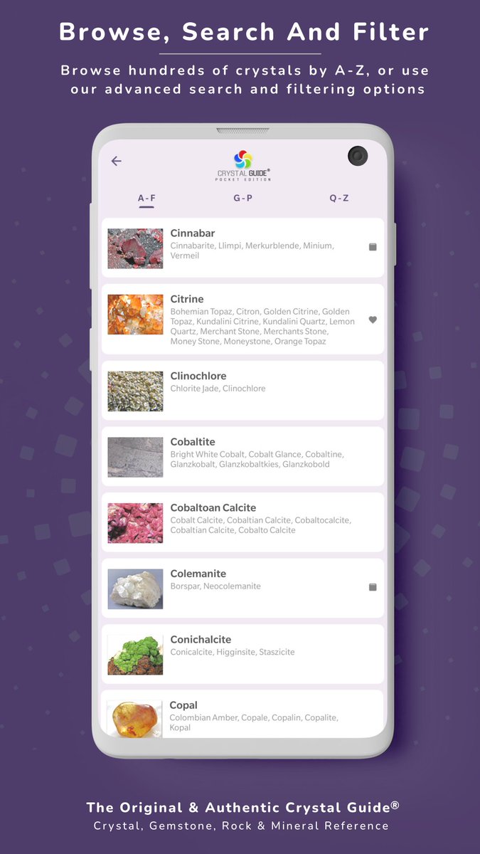 Energenieuk's tweet image. Awesome app for crystal and mineral lovers 💎 
Recommend checking out Crystal Guide Pocket Edition™ at   
🔗 play.google.com/store/apps/det…  

#rocks #crystalmeditation #crystalhealing #crystalobsessed #crystalhealer #crystalpower #ad [253]