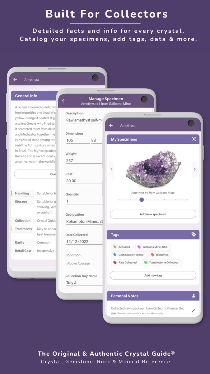 Energenieuk's tweet image. Awesome app for crystal and mineral lovers 💎 
Recommend checking out Crystal Guide Pocket Edition™ at   
🔗 play.google.com/store/apps/det…  

#rocks #crystalmeditation #crystalhealing #crystalobsessed #crystalhealer #crystalpower #ad [253]