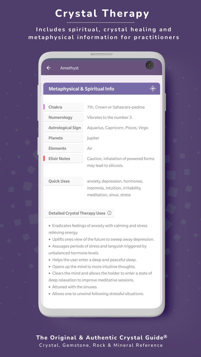 Energenieuk's tweet image. Awesome app for crystal and mineral lovers 💎 
Recommend checking out Crystal Guide Pocket Edition™ at   
🔗 play.google.com/store/apps/det…  

#rocks #crystalmeditation #crystalhealing #crystalobsessed #crystalhealer #crystalpower #ad [253]