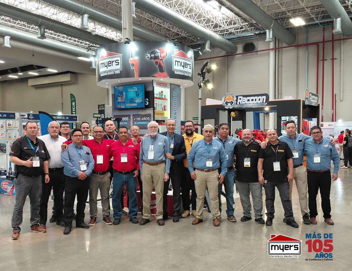 CasaMyers's tweet image. Casa Myers les quiere decir:

Ser parte de la Expo Minera 2026 Chihuahua ha sido una experiencia que nos llena de orgullo y entusiasmo. Agradecemos profundamente la oportunidad de seguir participando en un espacio tan importante para la industria.

#casamyers #ferreteria #expo