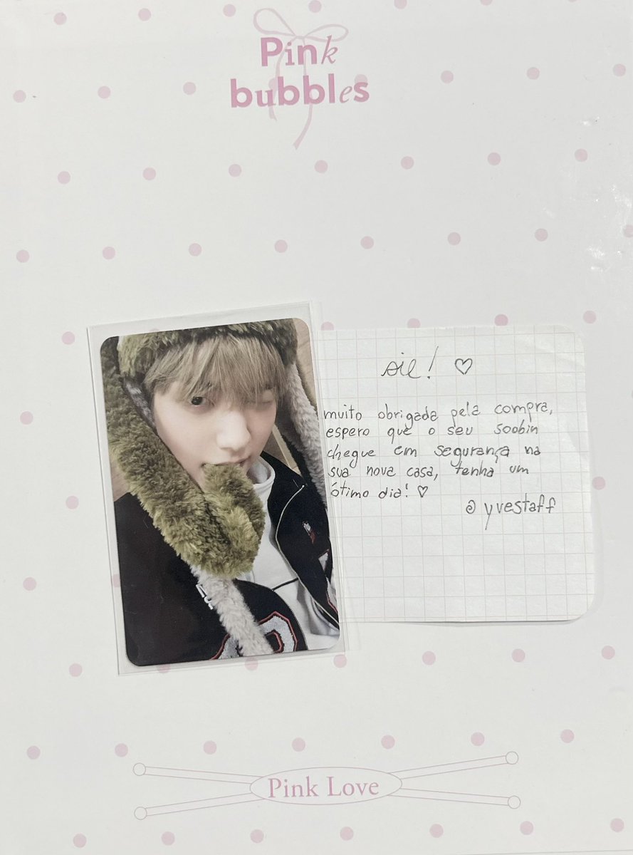 soobinfleurs's tweet photo. 🌸˚₊‧ happy mail ૮₍ ´• ˕ •` ₎ა

💌 Feedback MEGA positivo para @yvestaff 💗

Que me ajudou a trazer esse pc do Soobin lindíssimo pra casa 🥰
Todo o processo de compra foi super tranquilo 🫶
Meu bebê veio muito bem embalado e com todo cuidado 💗

MUITO OBRIGADA 🫶🥹 https://t.co/kLrCYt58as