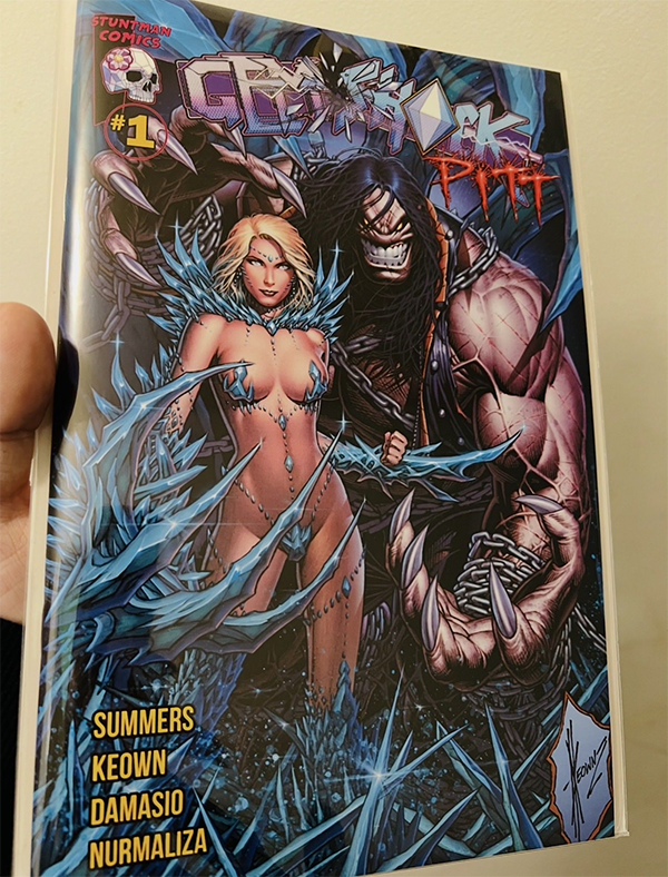 MetalSlimePop's tweet photo. @WartTheWizard Got my Gemshock a while back and dont remember if I ever posted it. Thank you Mandy! This was truly awesome. https://t.co/XaDkLQi0zy