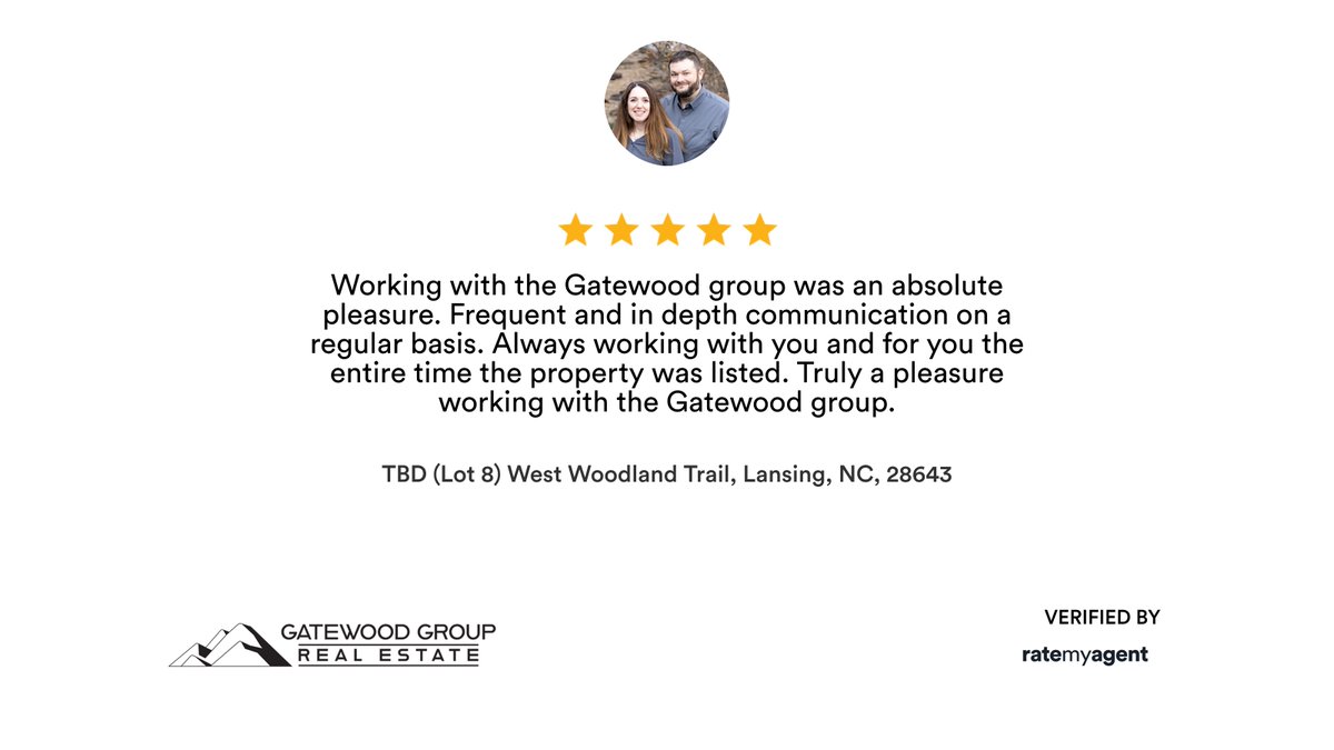 jongatewood's tweet photo. Wondering what it’s like to work with Gatewood Group Real Estate? Check out our recent review: https://t.co/SoXcLnTmJo

Learn more about our team at: https://t.co/CR0OPG8xUr https://t.co/t4ea9bSP5w