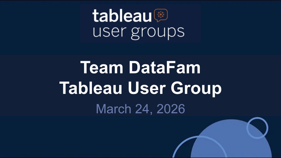 team_datafam's tweet image. Latest TUG is youtu.be/NBt2x8mL76w

"dbt Semantic Layer in Tableau" by Salah Eddine El Ghachi.

LOTS of awesome content @ youtube.com/@TeamDataFam #tableau  #DataFam