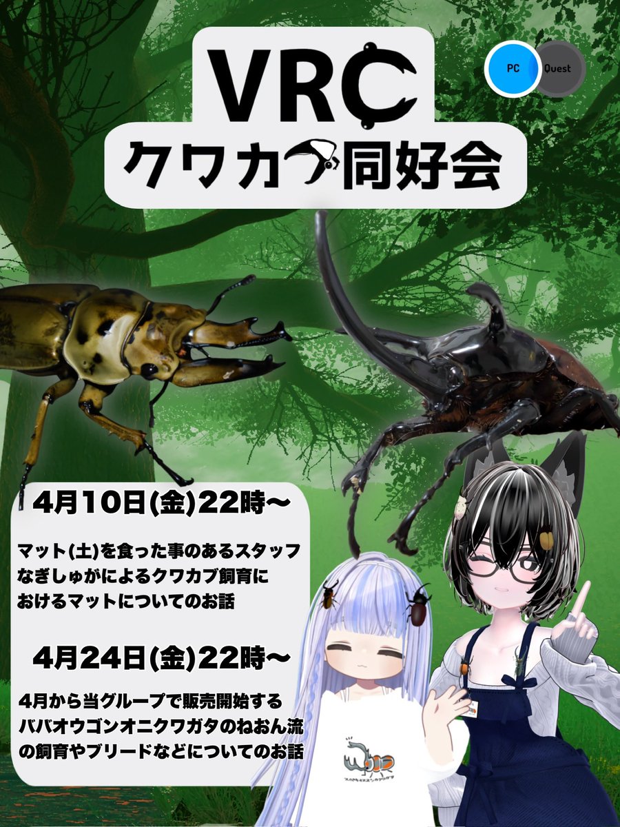 VRCクワカブ同好会 (@VRC_kuwakabu) / Posts / X