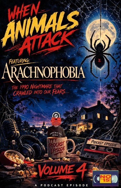 TheNo15Allcast's tweet photo. COMING TOMORROW! It's the last episode in our #WhenAnimalsAttack series and #Arachnophobia!  #podcast #90s #horror #spiders https://t.co/MYdROVi9cz