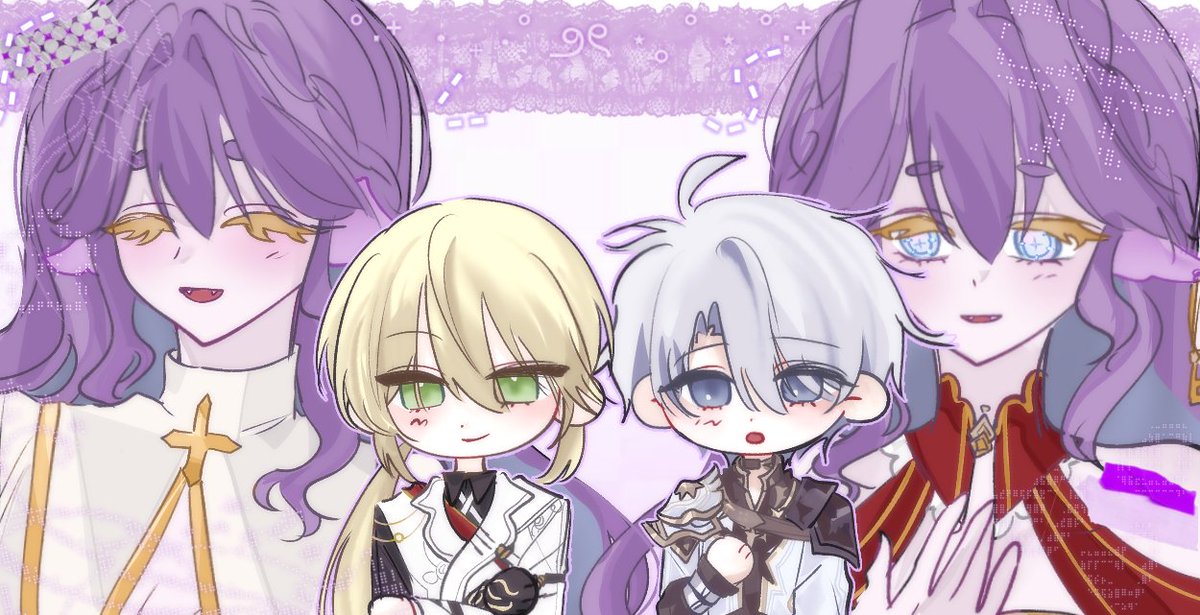 sleepysoap_'s tweet photo. "Both the past & future are sides that make the me of today. Hold them within your hands and never let go, for this flower blooms only once."
🎨SSONS :2/2 Artworks
#Ottonagi & #Phainagi #hoyoyume #yumetwt https://t.co/CSGPXkJgFb