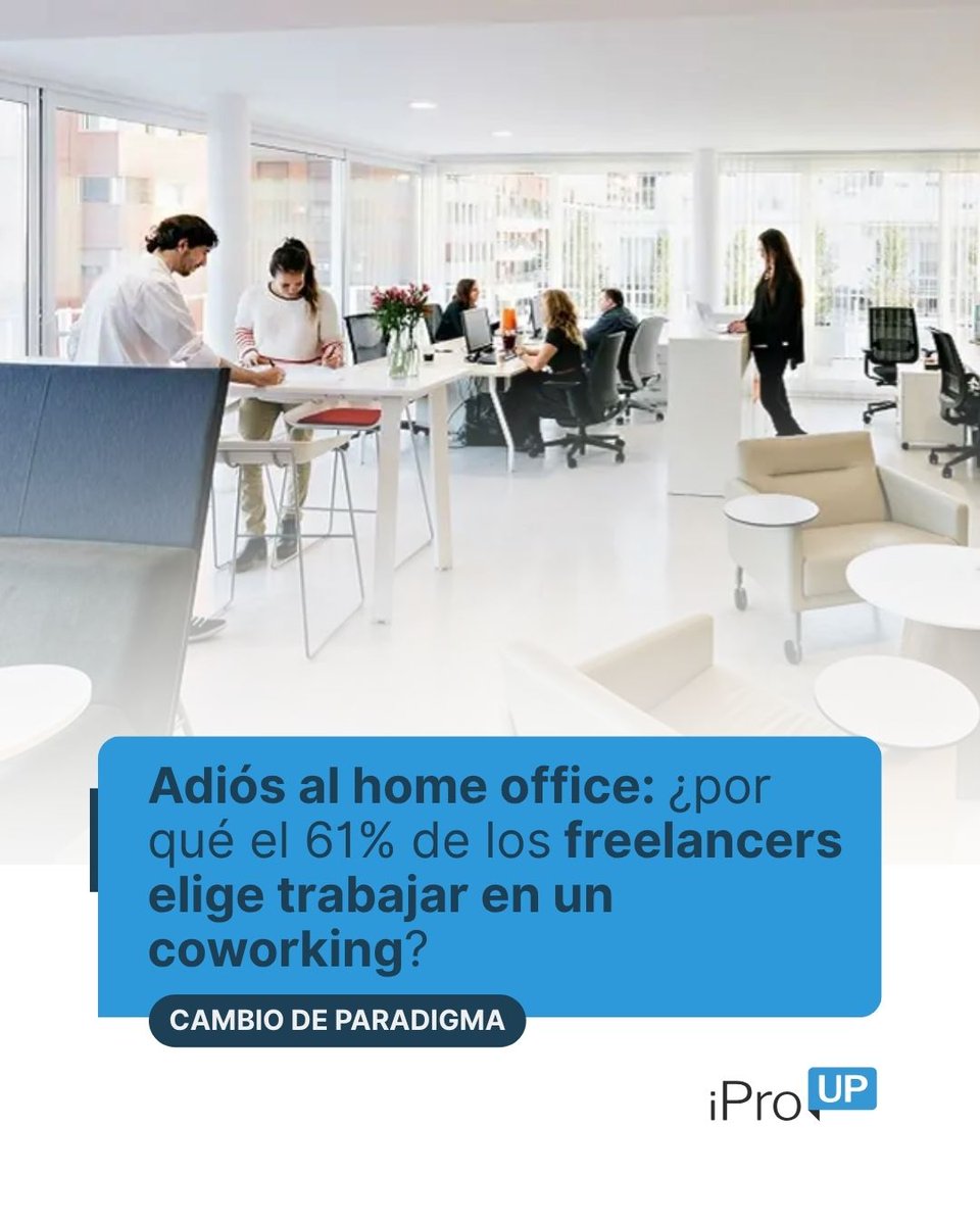 iproup's tweet image. 📝 Según un informe de WeWork y Michael Page, el 61% dice que su esquema laboral impacta en su salud mental. La falta de límites del home office empuja a buscar soluciones.

📲 Lee la nota en el primer comentario 👇

#Coworking #Freelancers #Productividad