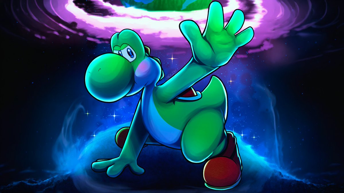 NoYoshi4's tweet image. マリオギャラクシーの映画公開おめでとうございます！😆📽️💚🦖
#Nintendo 
#SuperMarioGalaxy 
#スーパーマリオギャラクシー
#ヨッシー