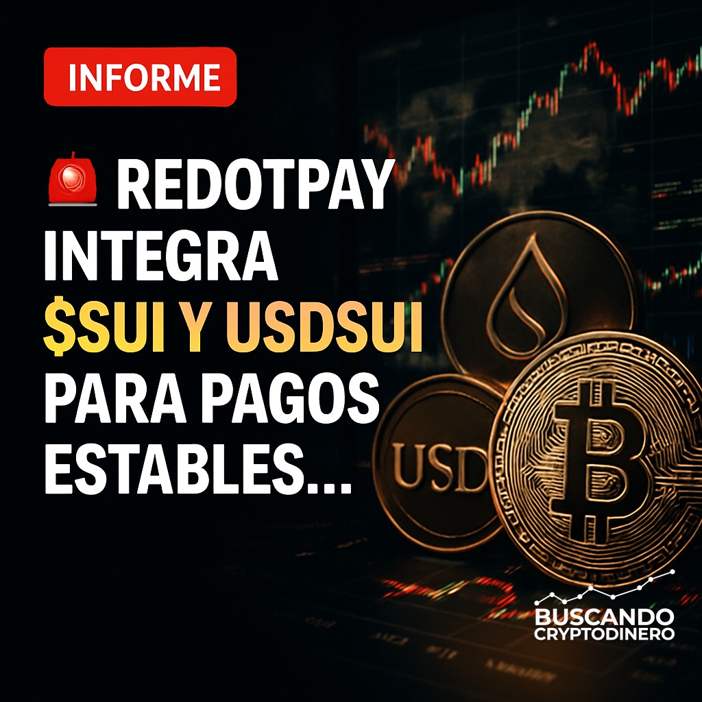 BCryptodinero's tweet image. 🚨 RedotPay integra $SUI y USDsui para pagos estables y envíos globales, siendo pionero en dejar atrás los activos puente. #Stablecoin #Cripto #Bitcoin.