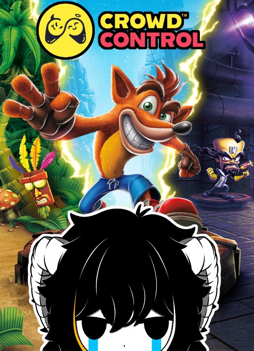 SatyricL_VT's tweet image. Crash Bandicoot Crowd Control IS COMING!
To celebrate reaching 200 followers on twitch, come join in on the fun as chat bullies me!

Saturday, 25th of April, 7pm CST! See you there!
#vtuber #envtuber #indievtuber