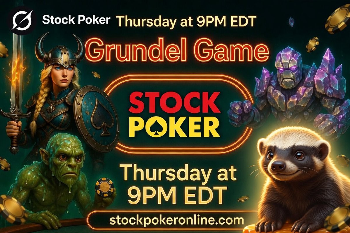 Stock Poker Online tweet media