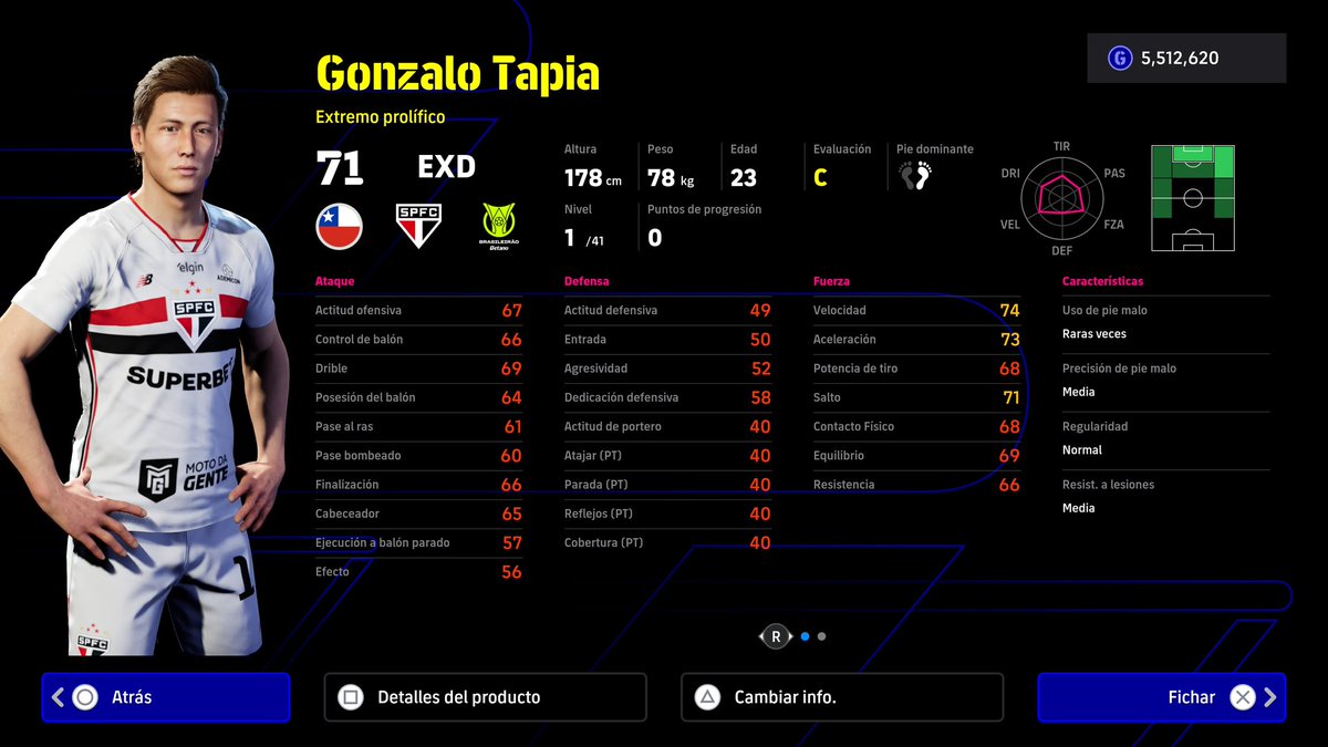 Copernicanos's tweet photo. Vuelve Gonzalo Tapia a efootball #efootball2026 #chile #laroja https://t.co/1nCHUjd5W4