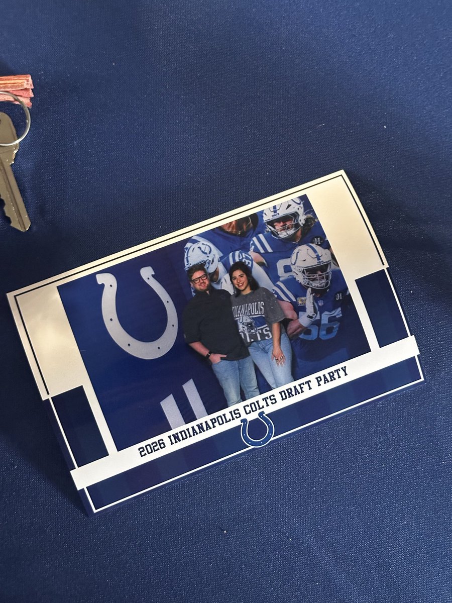 ColtsFanCole's tweet photo. Thankful to attend the Colts NFL Draft party at the 56th street practice facility! https://t.co/raoJsOYQPn
