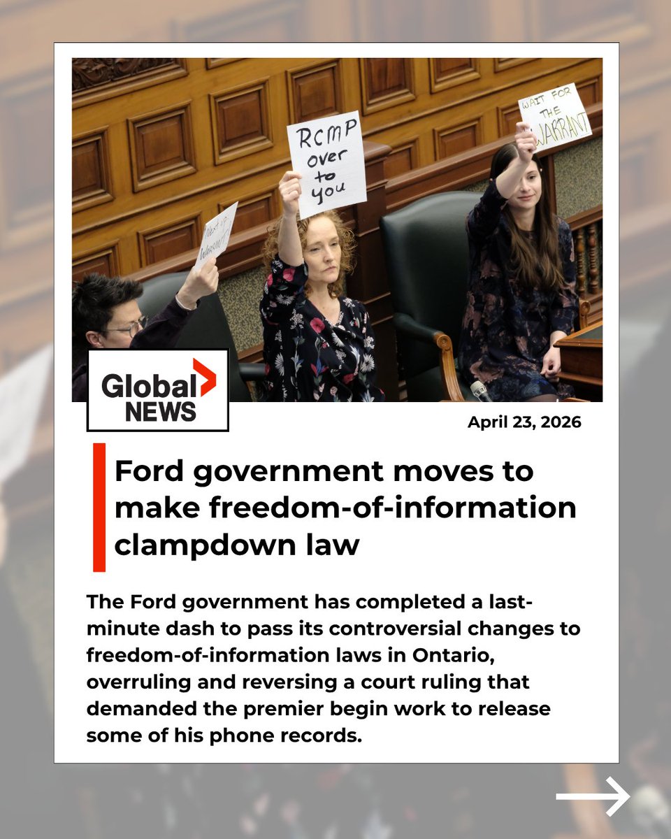 LiseVaugeois's tweet image. FOIs exposed the Greenbelt scandal.  

FOIs exposed shady dealings behind the luxury spa in downtown Toronto.  

FOIs put Doug Ford under RCMP investigation.  

Now he's changing the law so it can never happen again. What is he hiding on his phone? Is it criminal?

#onpoli