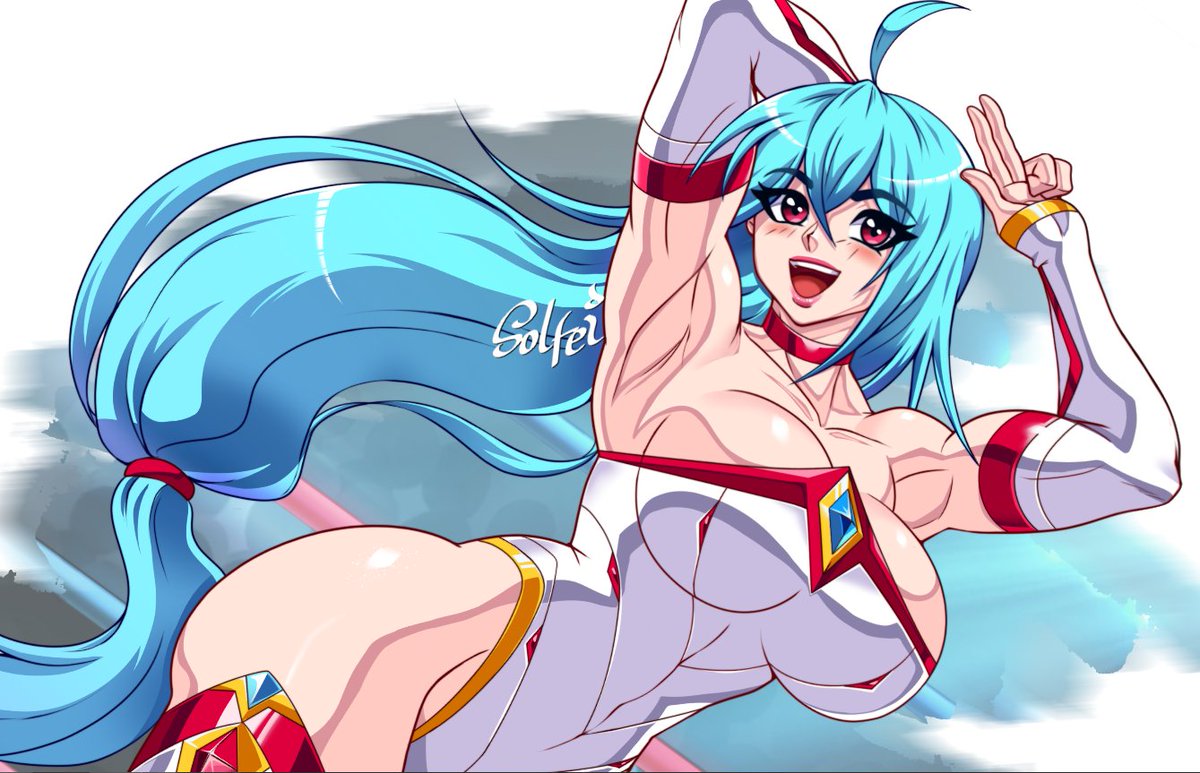 solfeiblack's tweet photo. Some #commission of an #OC #wrestler #anime #girl Hope you guys like it :D https://t.co/lUATJrLsQD