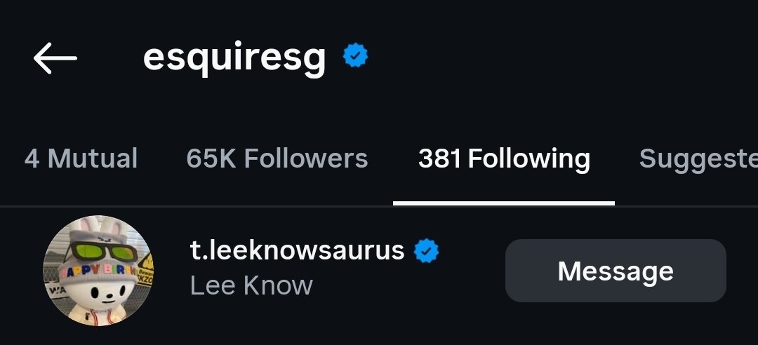 LeeKnowBrasil's tweet image. ↱#INSTA 🐰 23.04.26↲ A Esquire Singapore começou a seguir #LeeKnow no Instagram!

#스트레이키즈 #리노 #LEEKNOW #StrayKids @Stray_Kids 🐍

Cr.leeknowsaurus98