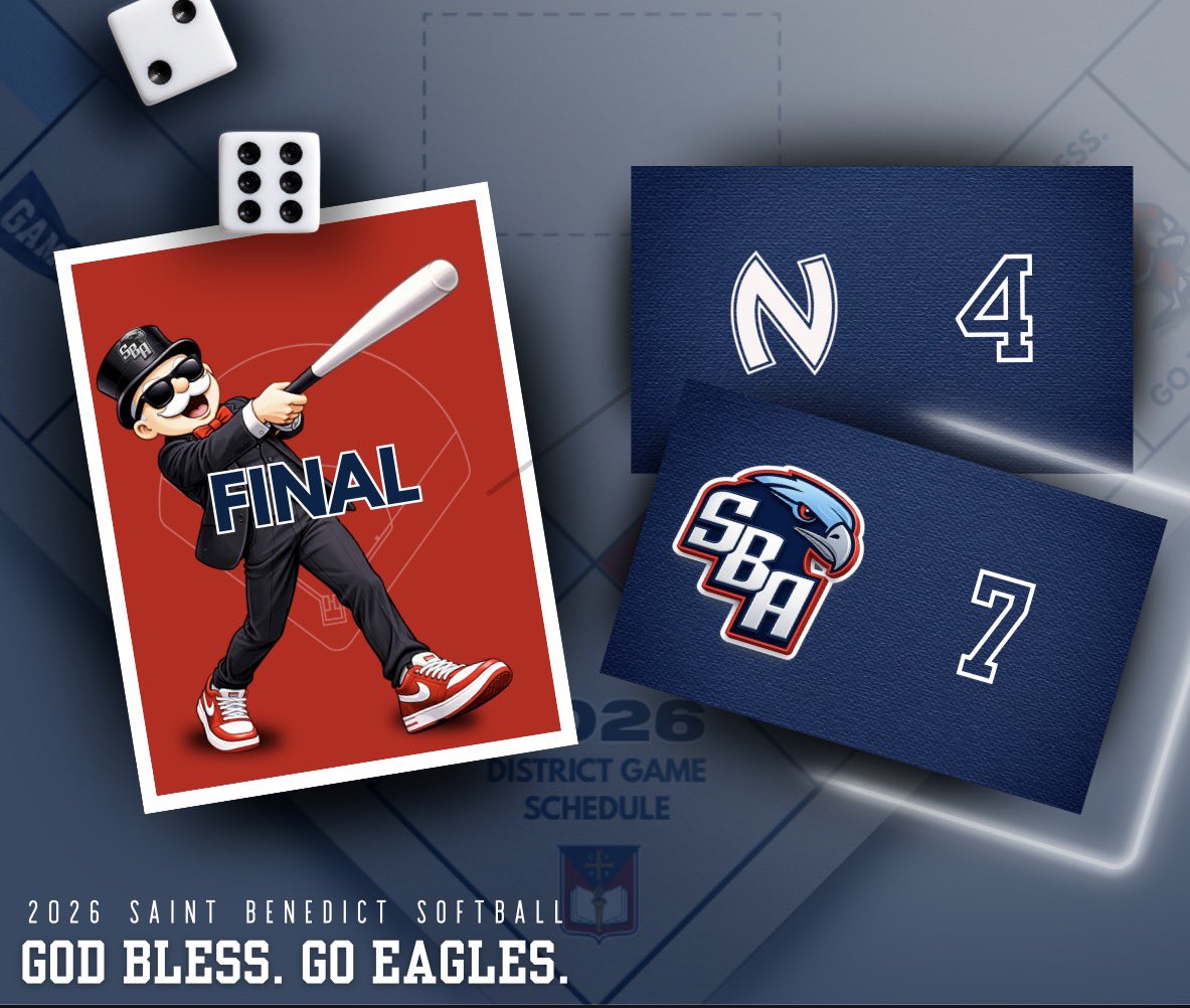 SBASoftball1's tweet photo. SBA completed the sweep of their district opponents with tonight’s win over Northpoint.  With that, SBA takes the district championship. @athleticsSBA @MitchMmcdaniel @wendellsjr_ @memphissports @johnvarlas @Perfdes_Studios https://t.co/ih9DAa5sX1