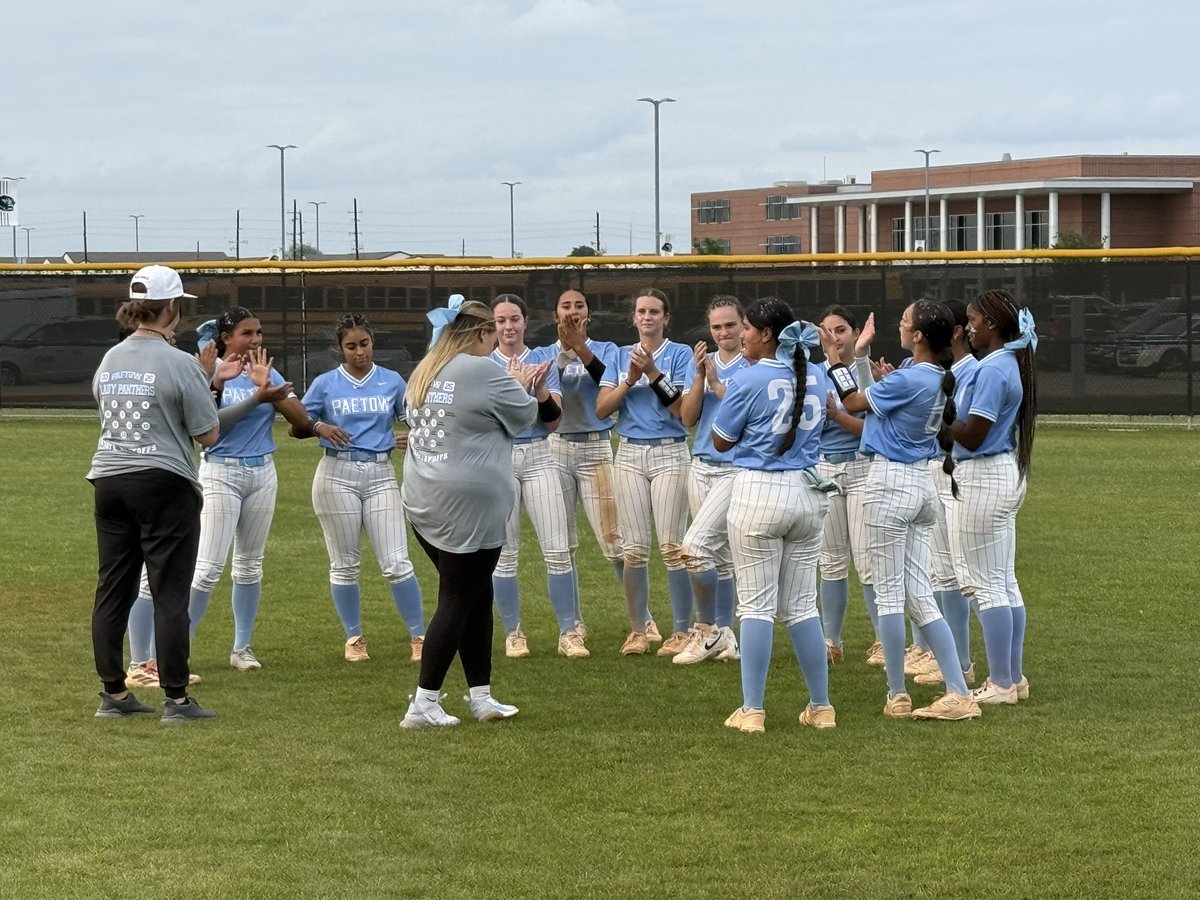 KatyISDAthletic's tweet photo. Congrats @PaetowSoftball on your first playoff win in school history. A record that will never be broken. https://t.co/ukx5YwbRTW