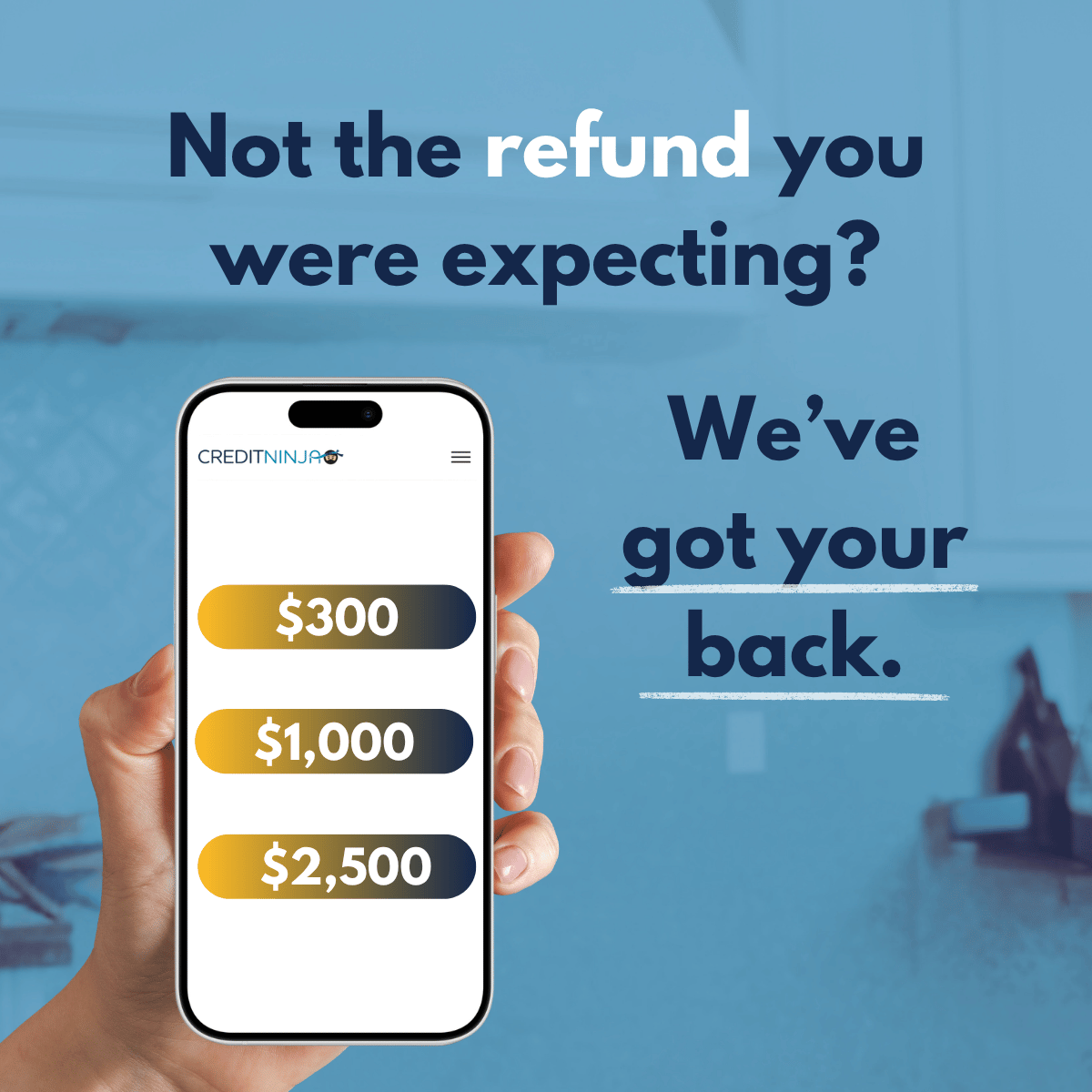 CreditNinjaCom's tweet photo. When your refund falls short, it can catch you off guard. Sometimes you need a quick cash loan in order to get your finances back on track. 
https://t.co/2aErcATINf https://t.co/eVCEJG1dEz