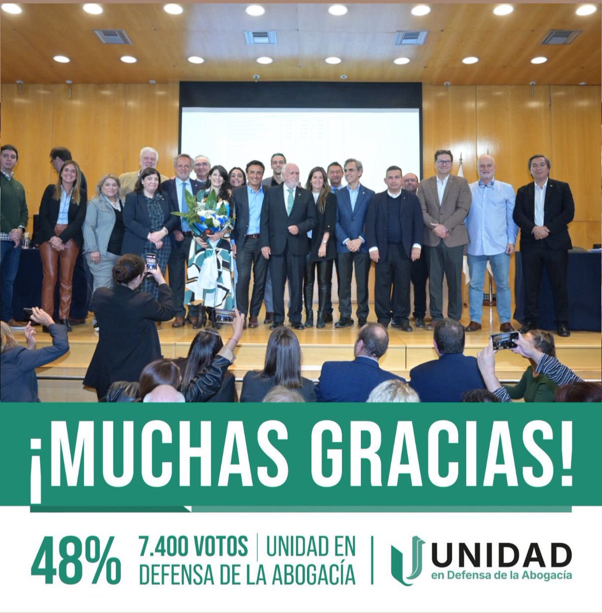 MRaquelHerrero's tweet photo. Felicitaciones a @garciaalej electa presidenta del @CPACF por la lista @UnidadCPACF. Primera mujer en la historia de esta institución 
Gracias @rgillavedra admirable trayectoria que nos enorgullece. Felicitaciones amigo @sebadestefano 
Éxitos para todos en esta nueva etapa!! https://t.co/ITIC1X5DRc
