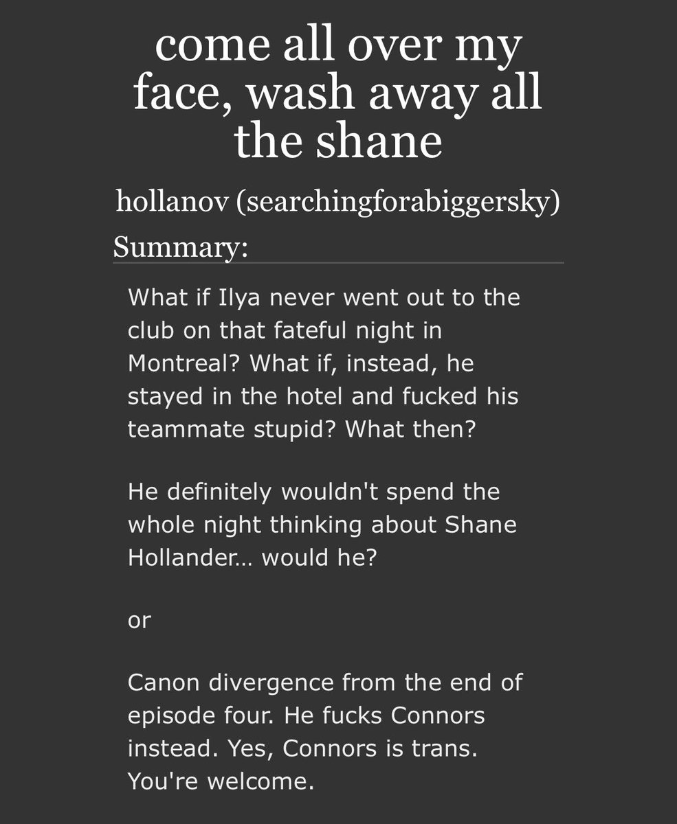 hollanov on ao3 tweet media