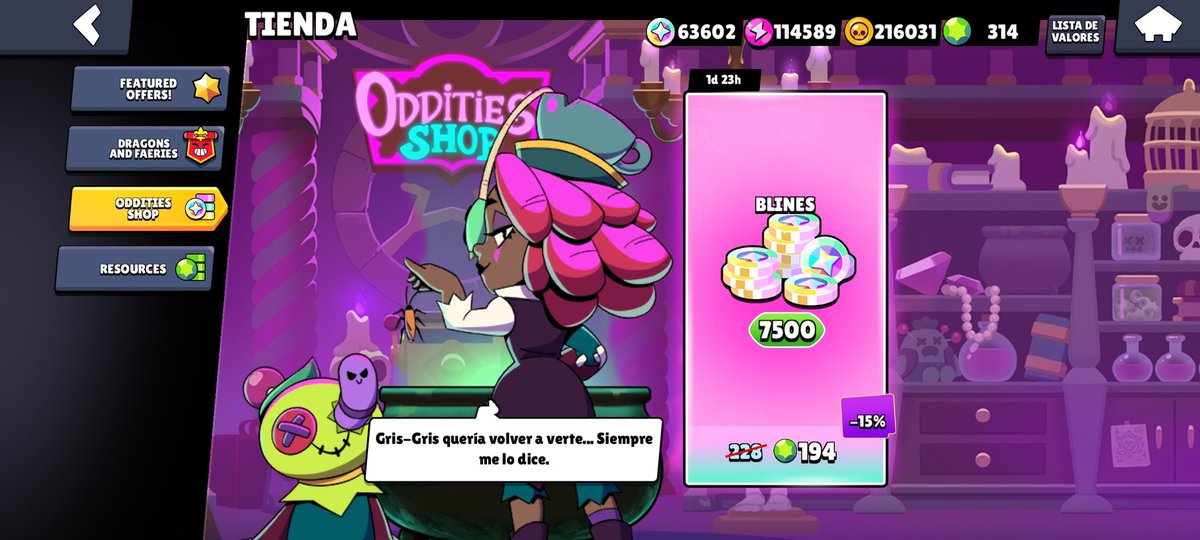 Vidian_Draws's tweet photo. Decían que esperara hasta hoy, que el error está temporal.... Ahora cambio la única oferta....
Hola hay alguien más que te ha este problema de que no hay ninguna oferta aún? 🤣
#bugstars #supercell #Brawlstars https://t.co/DV9ZelC8DO