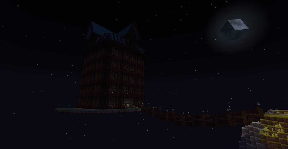 DarkSharkMC's tweet photo. luego de un par de semanas estoy retomando esta construcción en survival jajajj, la paja que me dá el siquiera pensar mover las cosas a los cofres de la torre, tal vez espere a que actualicen a la 1.21.11 y ponga 50 copper golems para que muevan todo ellos jasjdasj https://t.co/PjoiQTZues
