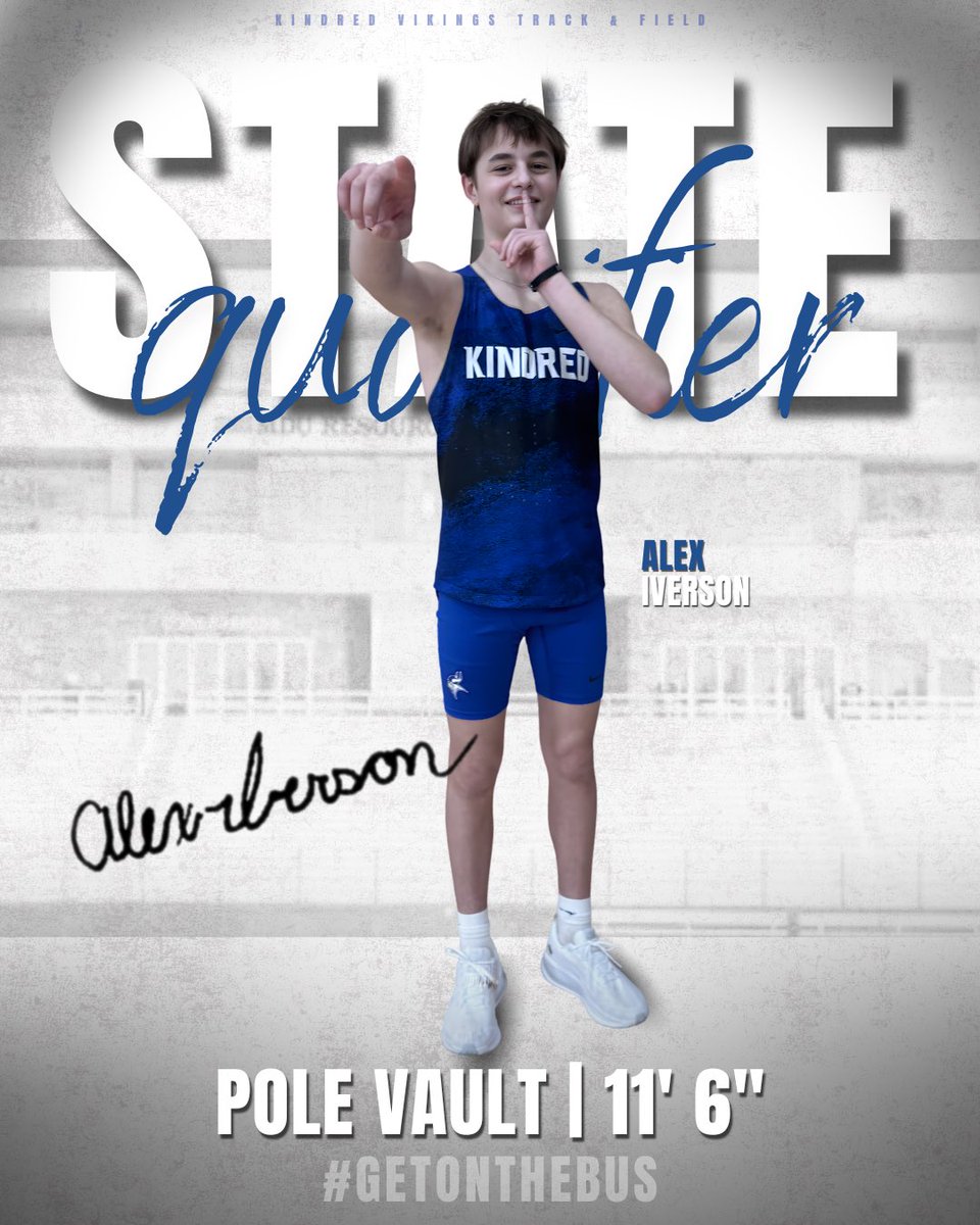 khstrackfield1's tweet image. 💥STATE QUALIFIER💥

Alex has added the Pole Vault to his SQ list by vaulting 11’ 6” today! Way to go Alex! 🙌🏻

🏆 Pole Vault
🏅 Alex Iverson
📏 11’ 6”

#getonthebus