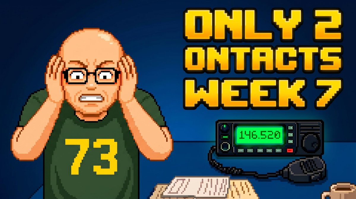 k3jrz's tweet photo. Week 7 of the N2MAK Five Two Simplex Challenge is done and this is what happened...
#AmateurRadio #HamRadio #52sc #fivetwo #simplex #fmsimplex
https://t.co/StL6Ovk9rp https://t.co/M9d8ssb9Ja