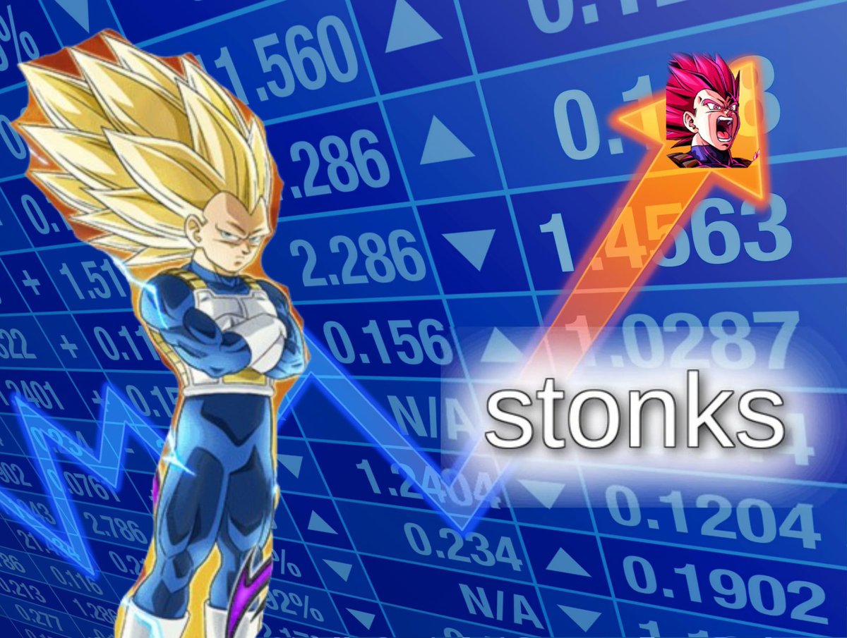 SSJ3 Vegeta stonks up big time