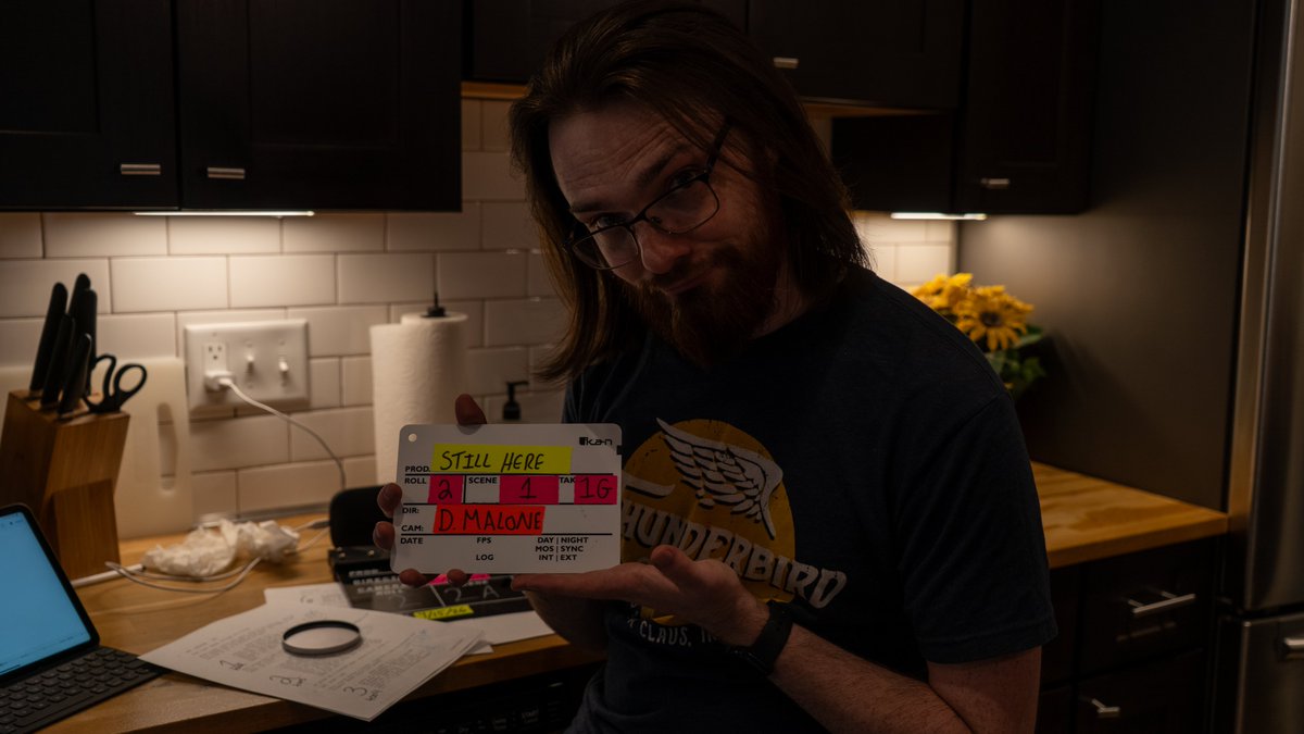 5SPictures's tweet photo. Just a couple BTS shots from #StillHereShortFilm. More is coming soon, so STAY TUNED! 
.
#Supportindiefilm #fivestarpictures #shortfilm #indiefilm #shotinmo #missourifilm #independentfilm https://t.co/tIdKsRyIZt